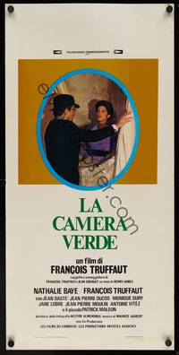 9b711 GREEN ROOM  Italian locandina '79 La Cambre Verte, Francois Truffaut, Nathalie Baye!