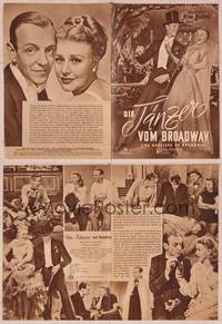 9c177 BARKLEYS OF BROADWAY German program '50 different images of Fred Astaire & Ginger Rogers!