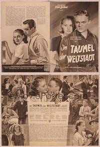 9c183 CITY FOR CONQUEST German program '50 boxer James Cagney & beautiful Ann Sheridan, different!