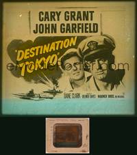 9c016 DESTINATION TOKYO glass slide R50 close up of Cary Grant & John Garfield in uniform!