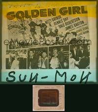 9c021 GOLDEN GIRL glass slide '51 art of sexy Mitzi Gaynor, Dale Robertson & Dennis Day!