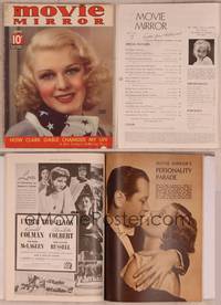 9c056 MOVIE MIRROR magazine June 1936, portrait of pretty Ginger Rogers by James Doolittle!