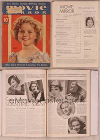 9c055 MOVIE MIRROR magazine May 1936, portrait of cutest Shirley Temple by James Doolittle!