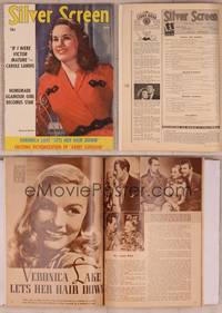 9c080 SILVER SCREEN magazine July 1942, great close up smiling portrait of Deanna Durbin!