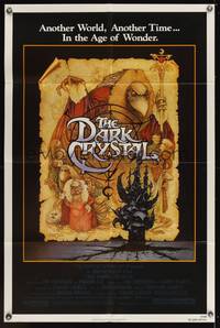 9d169 DARK CRYSTAL 1sh '82 Jim Henson & Frank Oz, Richard Amsel fantasy art!