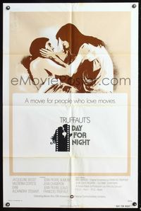 9d175 DAY FOR NIGHT int'l 1sh '73 Francois Truffaut's La Nuit Americaine, sexy Jacqueline Bisset!