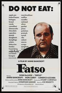 9d286 FATSO 1sh '80 Dom DeLuise goes on a diet, hilarious best image, directed by Anne Bancroft!