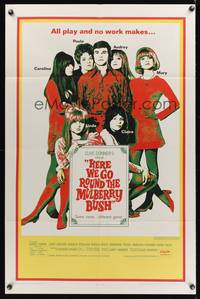 9d414 HERE WE GO ROUND THE MULBERRY BUSH 1sh '68 Judy Geeson, Barry Evans, Angela Scoular!