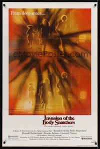 9d457 INVASION OF THE BODY SNATCHERS 1sh '78 Philip Kaufman classic remake of deep space invaders!