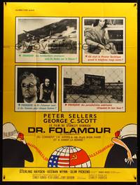 9e204 DR. STRANGELOVE French 1p '64 Stanley Kubrick classic, Sellers, different!