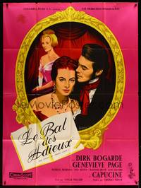 9e368 SONG WITHOUT END French 1p '60 Dirk Bogarde as Franz Liszt, sexy Genevieve Page, different!