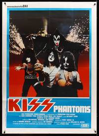 9e427 ATTACK OF THE PHANTOMS Italian 1p '78 portrait of KISS, Criss, Frehley, Simmons, Stanley