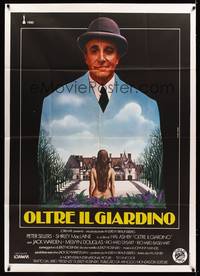 9e430 BEING THERE Italian 1p '80 Peter Sellers, directed by Hal Ashby. different art by Casaro!