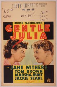 9e042 GENTLE JULIA WC '36 close up of Jane Withers glaring at Jackie Searl, Booth Tarkington