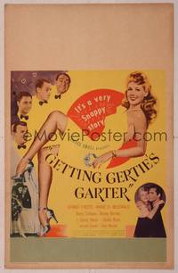 9e043 GETTING GERTIE'S GARTER WC '45 you can't blame boys peeping at Marie The Body McDonald!