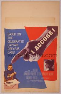 9e054 I ACCUSE WC '57 director Jose Ferrer stars as Captain Dreyfus!
