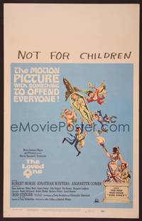 9e068 LOVED ONE WC '65 Jonathan Winters in the motion picture with something to offend everyone!