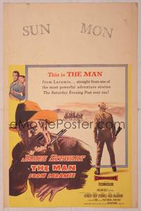 9e072 MAN FROM LARAMIE WC '55 three images of James Stewart, directed by Anthony Mann!
