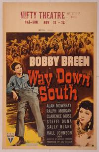 9e133 WAY DOWN SOUTH WC '39 Bobby Breen in Louisiana, written by Clarence Muse & Langston Hughes!