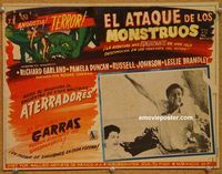 9f619 ATTACK OF THE CRAB MONSTERS Mexican LC '57 Roger Corman, Richard Garland, Pamela Duncan!