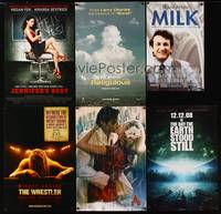 9f019 LOT OF 55 MINI MOVIE POSTERS 55 posters '00s Milk, The Wrestler, Day the Earth Stood Still