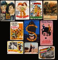 9f015 LOT OF 93 MISC. WEIRD ITEMS 93 assorted posters variety of items in styles & nationality!