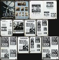 9f038 2001: A SPACE ODYSSEY pressbook '68 Stanley Kubrick, Keir Dullea, Gary Lockwell, HAL 9000!