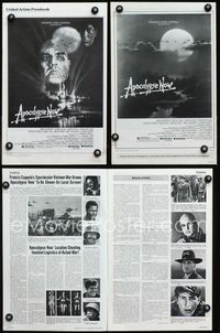 9f056 APOCALYPSE NOW pressbook '79 Francis Ford Coppola, classic Bob Peak art of Marlon Brando!