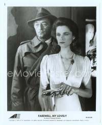 9g130 FAREWELL MY LOVELY 8x10 still '75 close up of Robert Mitchum & Charlotte Rampling!