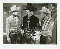 9g138 FORTY THIEVES 8x10 still '44 close up of William Boyd as Hopalong Cassidy drawing gun!