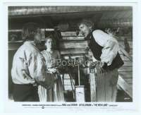 9g325 NEW LAND signed 8x10 still '73 by Liv Ullman, who is standing with Max von Sydow!