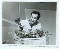9g334 ONE FLEW OVER THE CUCKOO'S NEST 8x10 still '75 c/u of Jack Nicholson playing with sink!