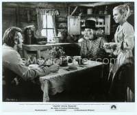 9g342 PAINT YOUR WAGON 8x9.75 still '69 Clint Eastwood, Lee Marvin & pretty Jean Seberg at table!