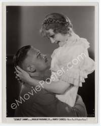 9g389 SCARLET DAWN 8x10 still '32 romantic c/u of Douglas Fairbanks Jr. holding up Nancy Carroll!