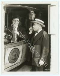 9g417 SPEEDY 8x10 still '28 classic image of smiling Harold Lloyd driving taxicab in New York City