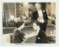 9g428 STREET OF WOMEN 8x10 still '32 Roland Young watches Kay Francis adjust Allen Vincent's tie!