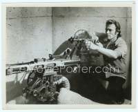 9g446 THUNDERBOLT & LIGHTFOOT 8x10 still '74 close up of Clint Eastwood with HUGE gun!