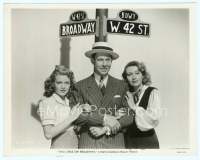 9g454 TWO GIRLS ON BROADWAY 8x10 still '40 Lana Turner, Joan Blondell & George Murphy in NYC!