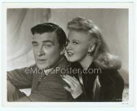 9g467 WEEK-END AT THE WALDORF 8x10.25 still '45 great close up of Ginger Rogers & Walter Pidgeon!