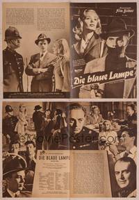 9h127 BLUE LAMP German program '50 Basil Dearden, it sheds just enough light for murder!