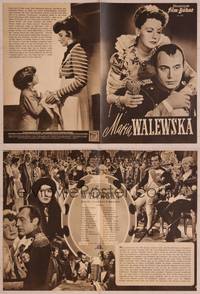 9h135 CONQUEST German program '50 Greta Garbo as Walewska, Charles Boyer as Napoleon, different!