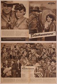 9h140 DOOMED CARAVAN German program '50 different images of William Boyd as Hopalong Cassidy!
