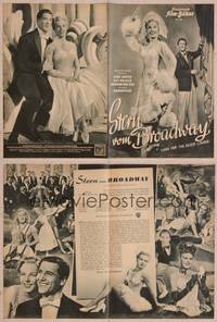 9h155 LOOK FOR THE SILVER LINING German program '50 different images of June Haver & Ray Bolger!