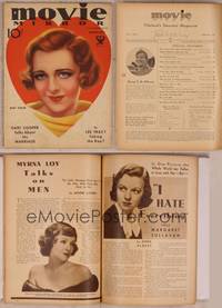 9h002 MOVIE MIRROR magazine February 1934, wonderful art of pretty Ruby Keeler in heart!