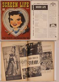9h014 SCREEN LIFE magazine February 1941, great art of Judy Garland by McGowan Miller!