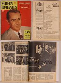 9h056 SCREEN ROMANCES magazine September 1946, great portrait of Alan Ladd starring in O.S.S.!