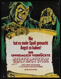 9j042 CREEPSHOW advance German 33x47 '82 George Romero & Stephen King, great different horror art!