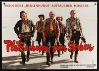 9j073 HELLIONS German 33x47 '62 Ken Annakin directed, great art of cast by Goetze!