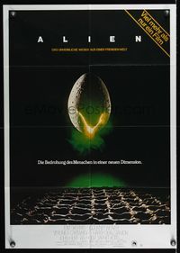 9j120 ALIEN German '79 Ridley Scott outer space sci-fi monster classic, cool hatching egg image!