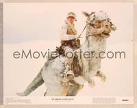 9k225 EMPIRE STRIKES BACK color 11x14 still #4 '80 Lucas, great c/u of Mark Hamill riding creature!